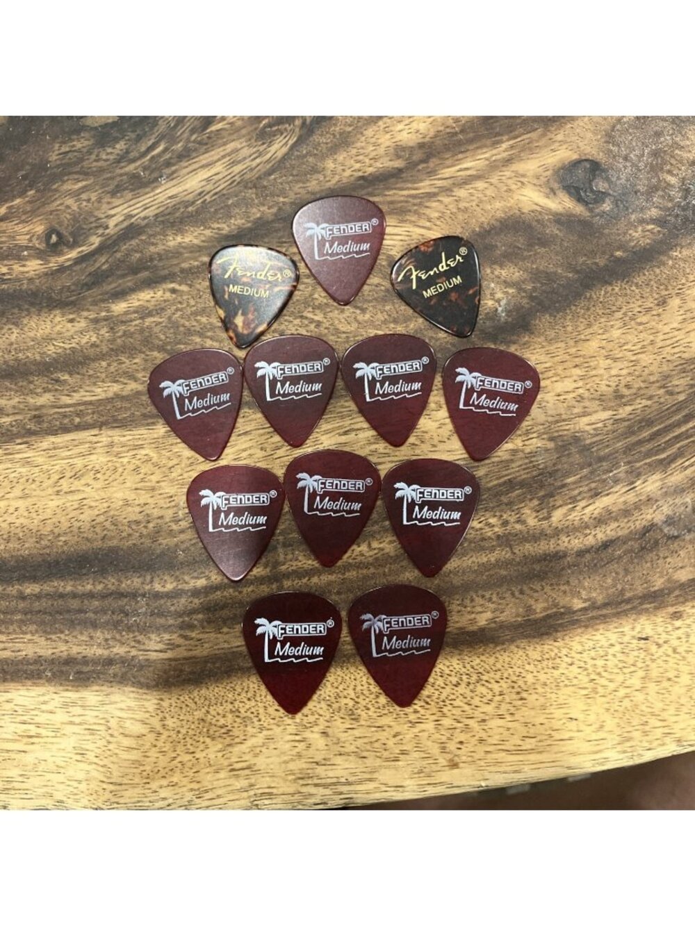 FENDER Medium Celluloid Guitar Picks Lot